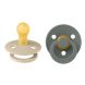Lot de 2 sucettes en caoutchouc 0-6m Vanilla Pine