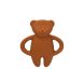 Ourson de dentition en caoutchouc naturel Caramel