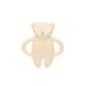 Ourson de dentition en caoutchouc naturel Blanc Polaire