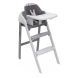 Chaise haute évolutive Crescendo Up Steel Cloud