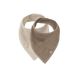Lot de 2 bavoirs Bandana Basics Sand/Coffee