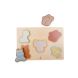 Puzzle de formes en bois Jollies Multicolore