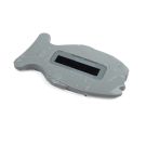 Thermometre De Bain Gris Charme