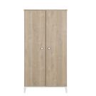 Armoire 2 portes Marcel Blanc - galipette