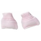 Chaussons Maille Naissance Rose