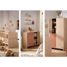 Chambre Trio Tokyo Terracotta Lit bébé évolutif 70x140cm + Commode + Armoire