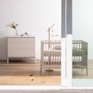 Chambre Duo Ashi Argile Lit bébé évolutif 70x140cm + Commode - quax