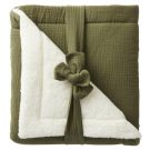 Couverture Peluche Gazemicrofibre Mixmatch Vert Fougre - bb&co