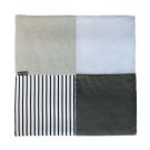 Tapis De Parc Tapidou Doudou... Et Compagnie 100x100cm Mosaique Blanc Gris
