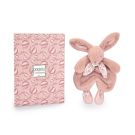 Doudou Lapin Doudou Sensoriel 29cm Rose