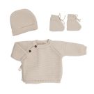 Brassiere Bonnet Chausson 0-1m Sable