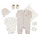 Kit Naissance 6 Pcs - Good Night 0m Ecru