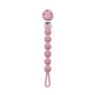 Attache Sucette Silicone Rose