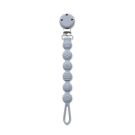 Attache Sucette Silicone Gris