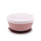 Bol Ventouse + Couvercle Rose