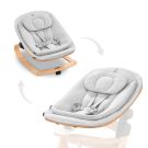 Transat Chaise Haute 3 en 1 Eco Light Grey