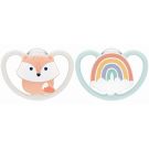 Sucettes X2 0-6m Renard - nuk