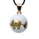 Bijou De Grossesse Bola Golden Elephants