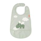 Bavoir Velcro Happy Clouds Vert - done by deer