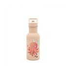 Gourde en inox Slurpy la pieuvre 500 ml Rose