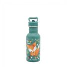 Gourde en inox Crunchy le renard 500 ml Vert d'eau