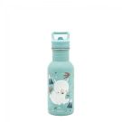 Gourde en inox Munchy l'ours 500 ml Bleu ciel