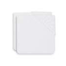Lot de 2 housses de matelas à langer éponges 50x70cm blanc