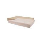 Lot de 2 housses de matelas à langer éponge Basics 50x70cm Wild Rose et Biscuit