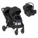 Poussette Duo Double Evalite Duo + Siège auto i-Snug 2 Shale