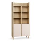 Grande bibliothèque Muve Chêne Sable Beige - vox