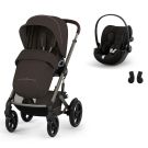 Poussette Duo Talos S Lux 4 + Siège auto Cloud G3 Comfort Chocolate Brown