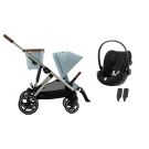 Poussette Duo Gazelle S + Cloud G3 Stormy Blue