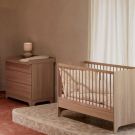 Chambre Duo Tsugi Honey Ash Lit bébé évolutif 60x120cm + Commode