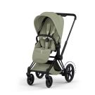 Poussette e-Priam 3 Style Matt Black Sage Green - cybex