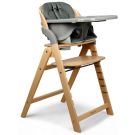 Chaise haute Meridio Natural Graphit