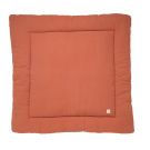 Tapis d'éveil 100x100cm Les Unis Terracotta