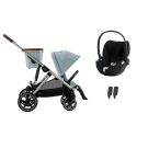 Poussette Duo Gazelle S TPE + Cloud T Stormy Blue 