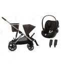 Poussette Duo Gazelle S + Cloud G3 I-size Chocolate Brown 