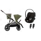 Poussette Duo Gazelle S + Cloud G3 I-size Moss Green
