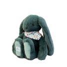 Peluche lapin Fleurette 35cm Vert - doudou et compagnie