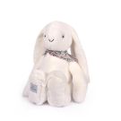 Peluche lapin Fleurette 50cm Blanc - doudou et compagnie
