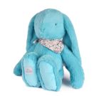 Peluche lapin Fleurette 50cm Turquoise