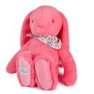Peluche lapin Fleurette 50cm Rose