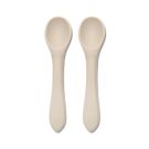 Lot de 2 cuillères en silicone Beige - lorelli