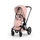 Poussette Priam 5 Style Matt Black Peach Pink