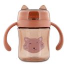 Gobelet 360 degrés avec poignées Mme Cat Rose