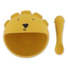Premier set repas bébé Mr Lion Jaune