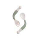 Cuillère et fourchette orientables - Jade - bojungle
