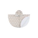 Poncho imperméable doublure Groloudoux perle 6-12M - Beige - noukie 's