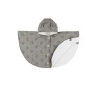 Poncho imperméable doublure Groloudoux perle 6-12M - Kaki